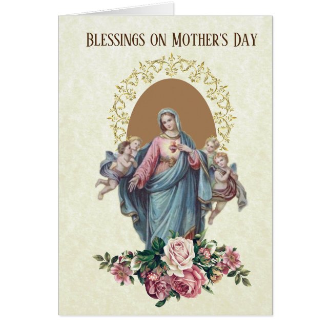 Bonne fête des mères | Bienheureuse Vierge Marie É (Devant)