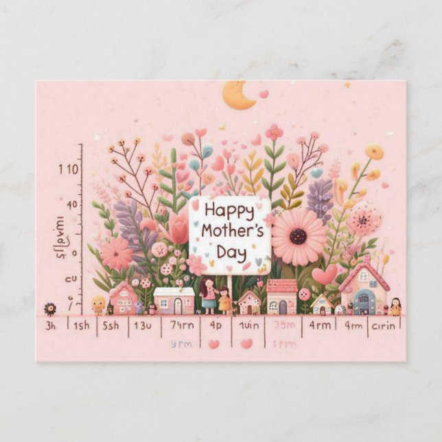 Bonne fête des mères Cartes de voeux (Devant)