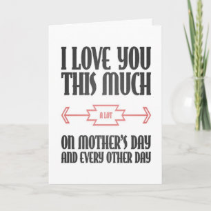 Bonne fête des mères : Love you Beaucoup de carte 