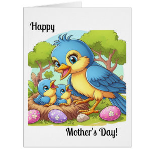 Bonne fête des mères Mama Bird / Hatchlings Custom