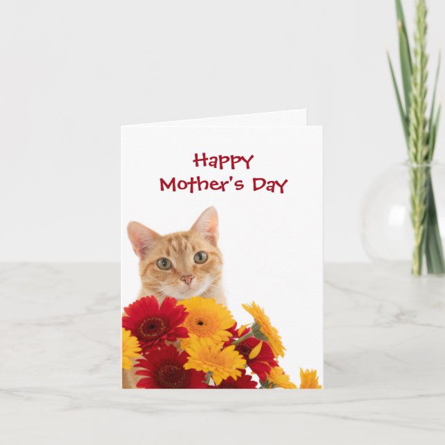 Bonne fête des mères mignonne carte de voeux de ch (Devant)