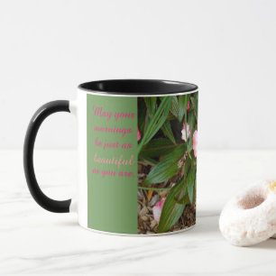 Bonne fête des mères : Mug aux fleurs