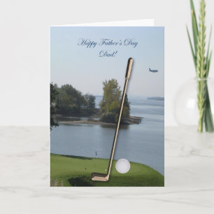Bonne Fête des pères Golf Carte Papa