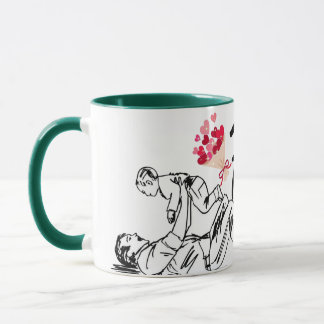 Bonne Fête des pères imprimé Mug moderne