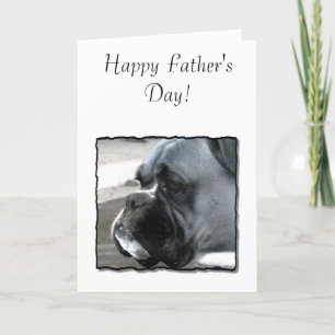 Bonne Fête des pères Papa Boxer Carte de voeux
