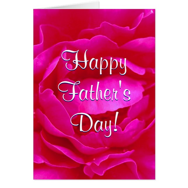 Bonne Fête des pères Rose II rose (Devant)