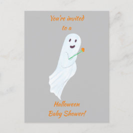 Bonne Ghost Halloween Baby shower Invitation Carte
