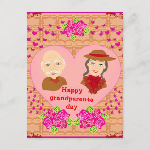 Bonne grand-parents jour Carte postale