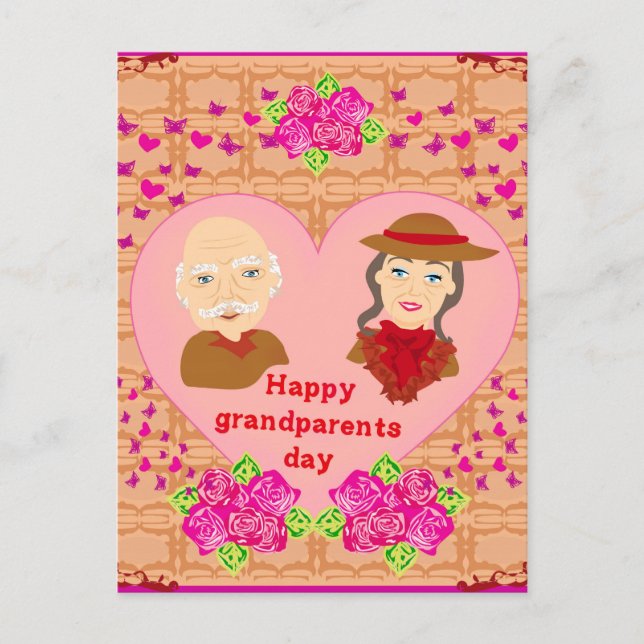 Bonne grand-parents jour Carte postale (Devant)
