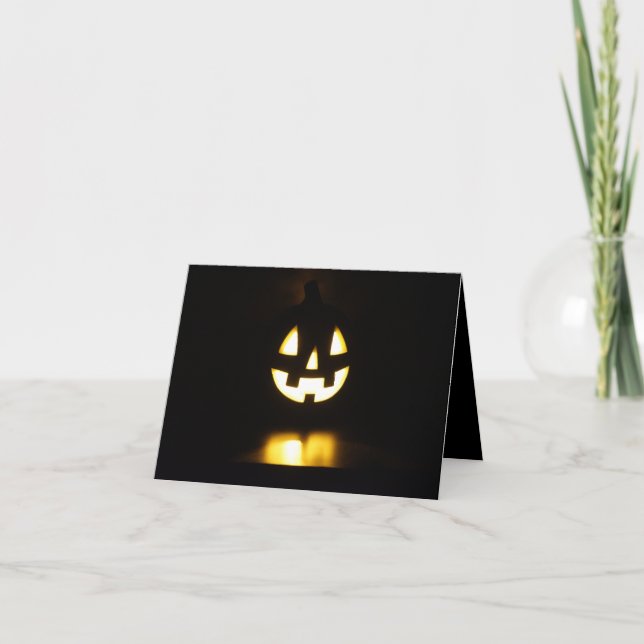 Bonne Halloween ! une carte de voeux de vacances (Devant)