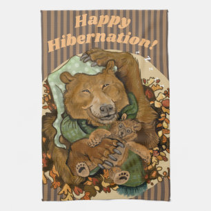 Bonne Hibernation Cendly Porter Serviette de cuisi
