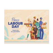 BONNE ILLUSTRATION JOURNÉE DU TRAVAIL DESIGN Carte