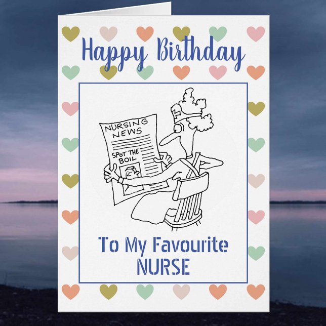 Bonne infirmière d'anniversaire (Créateur téléchargé)