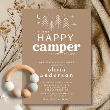 Bonne Invitation Baby shower Camper