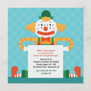 Bonne Invitation Clown