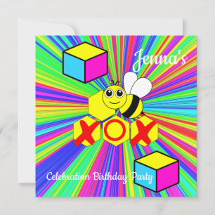 Bonne invitation de carte d'anniversaire