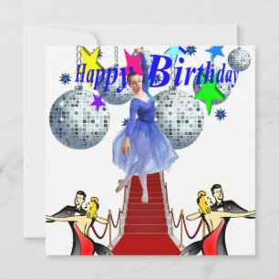 Bonne invitation de carte d'anniversaire