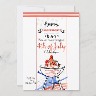 Bonne Invitation du Jour de l'Indépendance