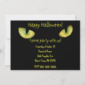Bonne invitation Halloween