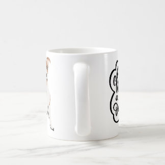 Bonne journée Mug avec photo de chien