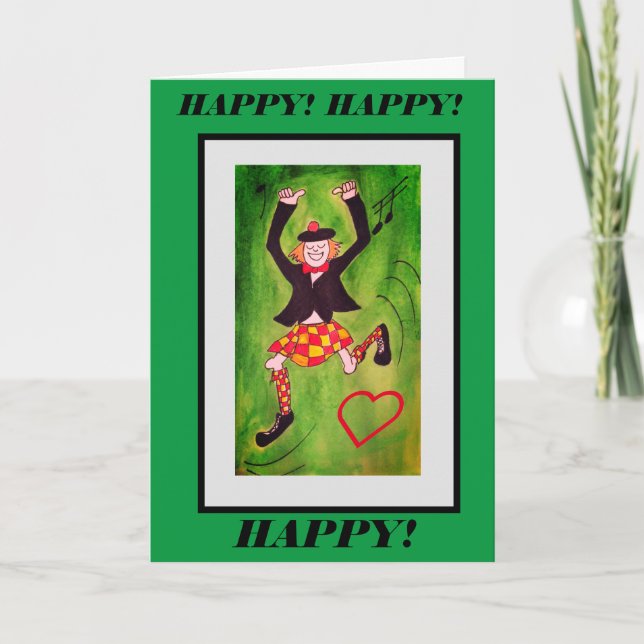 Bonne joyeuse carte de retraite heureuse (Devant)