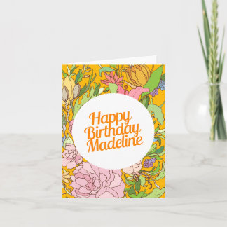 Bonne Madeline d'anniversaire | Carte d'anniversai