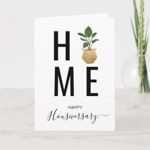 Bonne maison anniversaire carte de référence housi