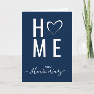 Bonne maison anniversaire carte de référence housi