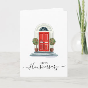 Bonne maison anniversaire carte de référence housi