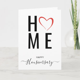 Bonne maison anniversaire carte de référence housi