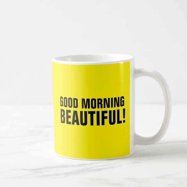 BONNE MATINÉE BEAU, CAFÉ MUGS (Droite)