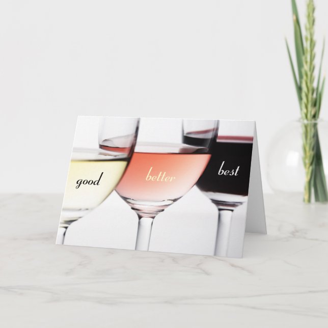 Bonne, meilleure, meilleure carte d'anniversaire (Devant)