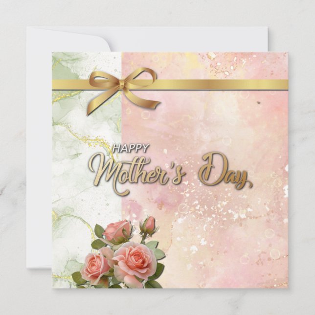 Bonne Mère de la journée moderne Carte de vacances (Devant)