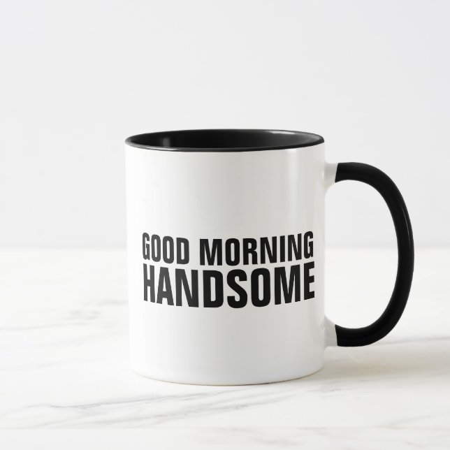 BONNE MORNER HANDSOME CAFÉ MUG (Droite)