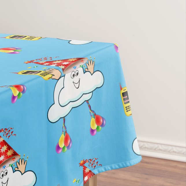 Bonne nappe d'anniversaire IPhone Text Cloud (In Situ)