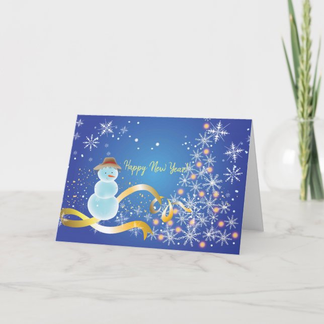 Bonne nouvelle année - carte de voeux (Devant)