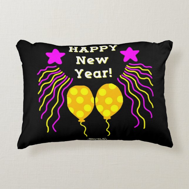 Bonne nouvelle année souhaite Coussin Accent (Devant)