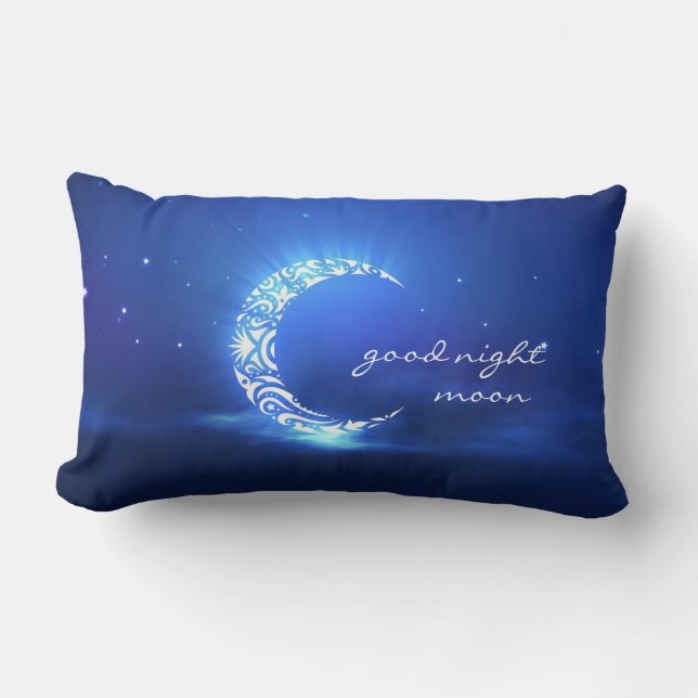 Bonne nuit coussin préféré de lune et d'enfant (Recto)