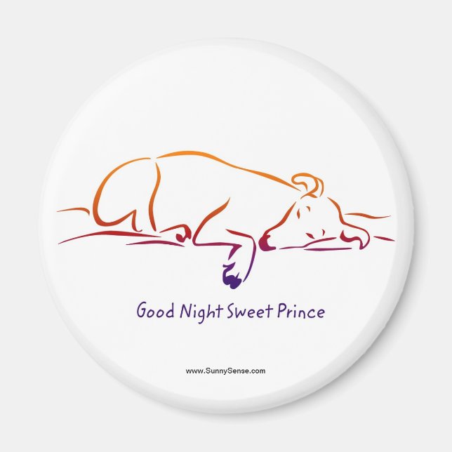 Bonne nuit Sweet Prince magnets (Devant)