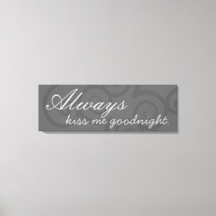 Bonne nuit toile enveloppée par baiser