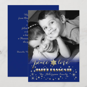 Bonne Pâque. Carte photo personnalisé