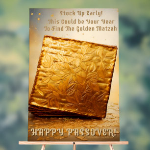 Bonne Pâque ! Golden Matzah