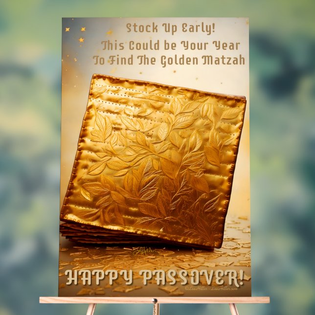 Bonne Pâque ! Golden Matzah (Neutre)