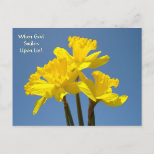 Bonne Pâques ! Poster Les Cartes Quand Dieu Sourit