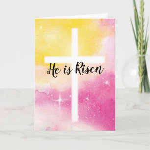 Bonne Pâques, Religieux - Il est Risen Carte de Va