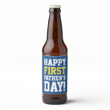 Bonne première Fête des pères cadeau Étiquette de 