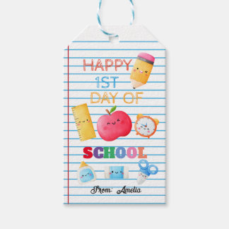 Bonne première journée de l'école étiquettes