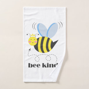 Bonne princesse d'abeille avec couronne et slogan