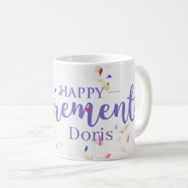 Bonne retraite Confetti Mug