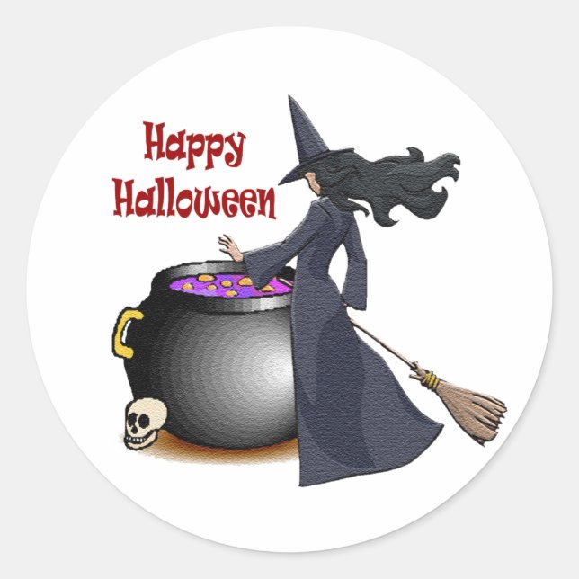 Bonne Sorcière et Sticker Cauldron (Devant)